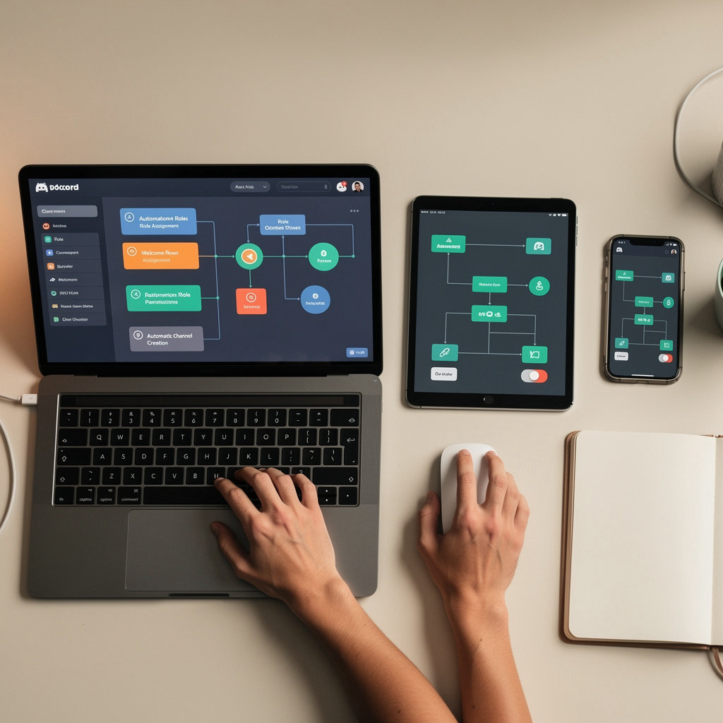 بتات دسكورد - أتمتة الخوادم والأدوار والأذونات في Discord