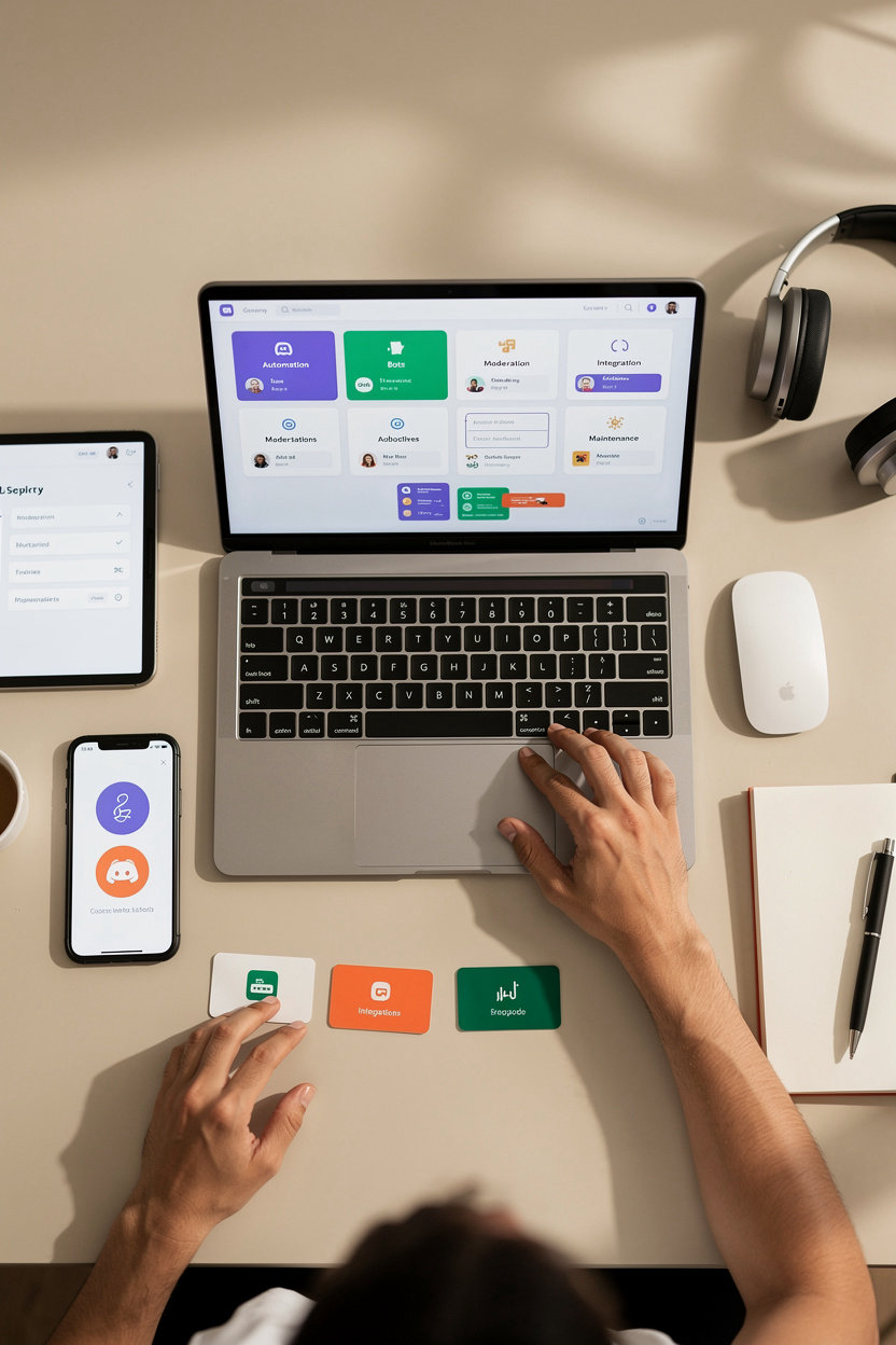 بتات دسكورد خدمات شاملة لأتمتة Discord وإدارة الخوادم والبوتات المخصصة في الكويت